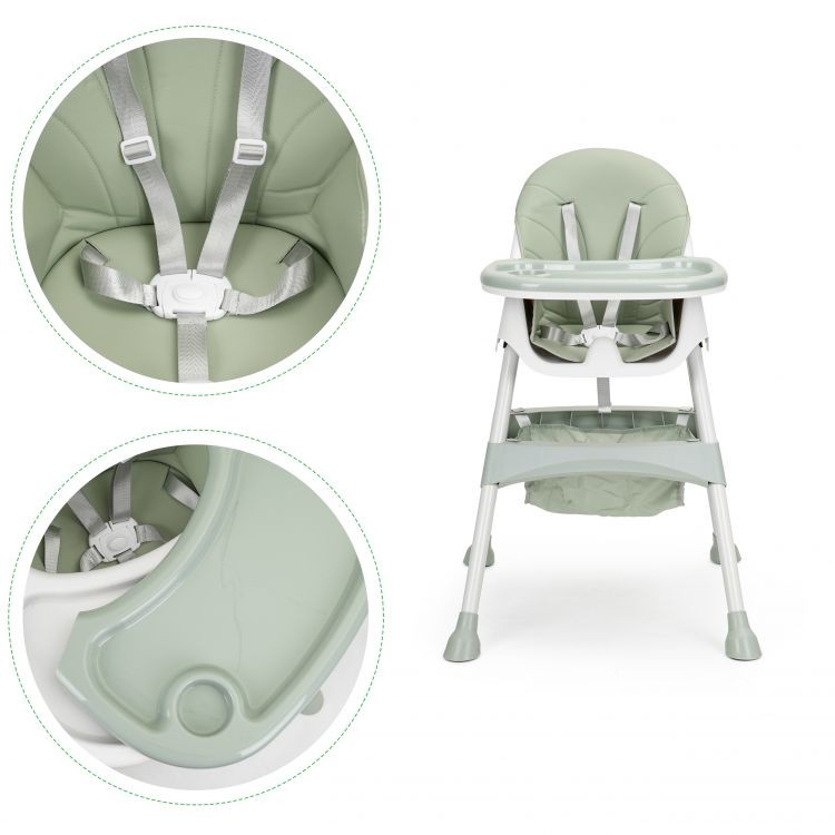 Jídelní židle pro děti v azurové barvě