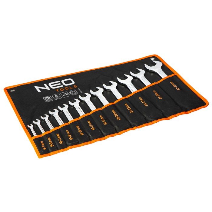 Комплект гаечни ключове за вилици 6-32 мм, 12 бр. 09-852 NEO