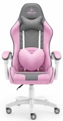Gaming-Stuhl Rainbow Pink Gray Mesh