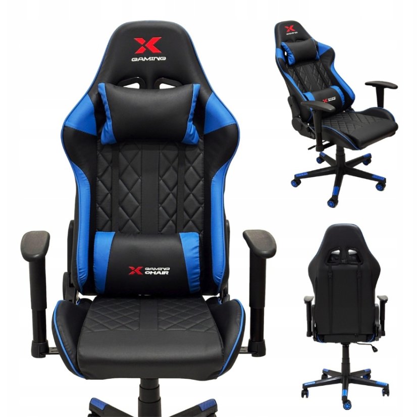 Xgaming Xcom2 játékszék - fekete és kék