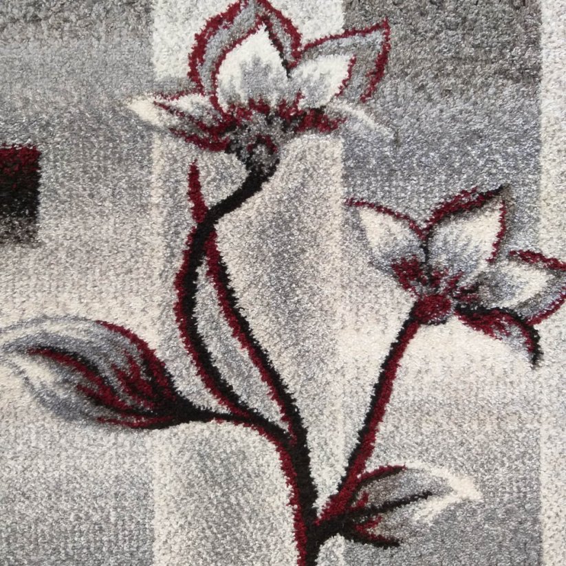 Moderní koberec do obývacího pokoje s motivem květin - Rozměr koberce: Šířka: 160 cm | Délka: 220 cm