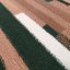 Zöld-barna csíkos szőnyeg