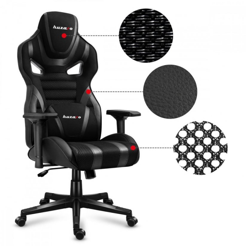 Luxus-Gaming-Stuhl FORCE 7.5 MESH schwarz