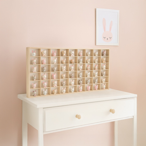 Fa polc babáknak vagy autóknak - 54 rekesz