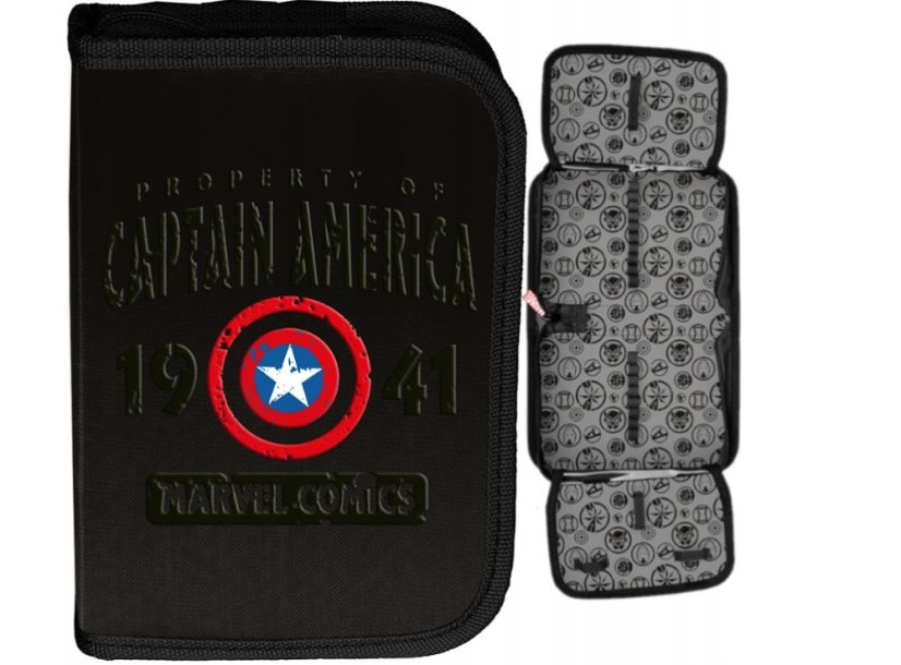 Iskolai szett CAPTAIN AMERICA AVENGERS - hátizsák + tolltartó + papucstáska