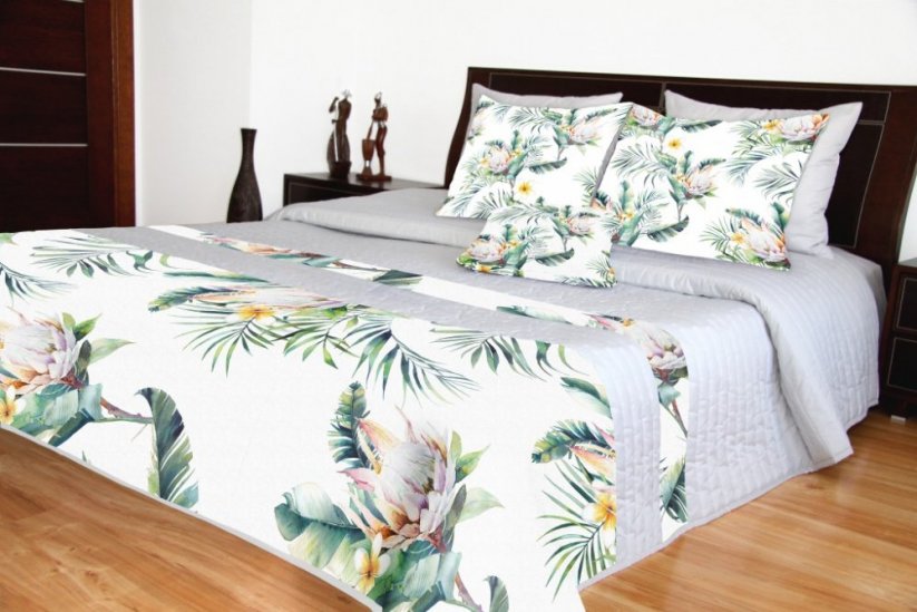 Cuvertură de pat cu model floral