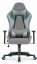 Ergonomická herní židle HC-2002 s nosností 150 kg – šedá s modrými detaily