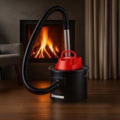 Bezsáčkový priemyselný vysávač na popol s funkciou fúkania - 10 L