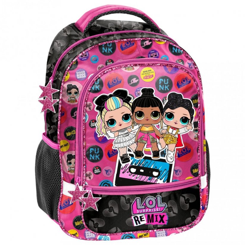 Školský batoh s LOL bábikami v štvordielnej sade