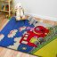 Veselý detský koberec s vláčikom