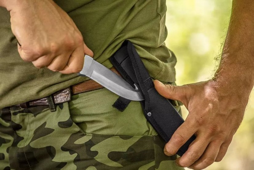 Coltello da sopravvivenza con apertura 24 cm