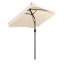 Umbrelă de grădină bej 200 x 140 cm Umbrelă de grădină bej 200 x 140 cm