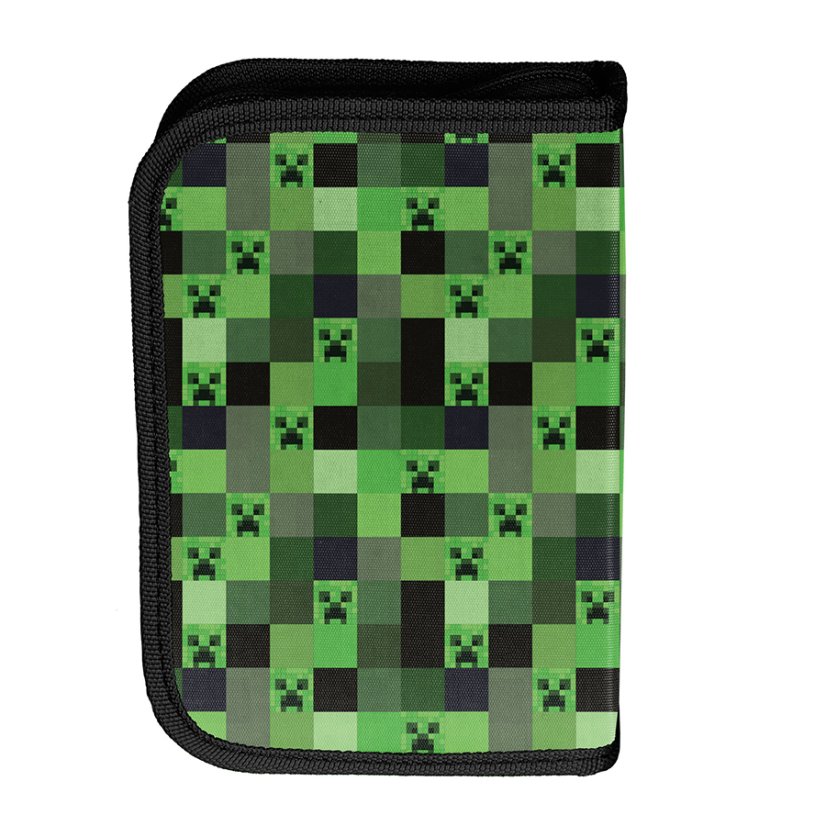 Školski set Minecraft Pixel Mask od 5 dijelova - školska torba, pernica, vrećica, boca za vodu i novčanik