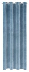 Krásne modré jednofarebné závesy 140 x 250 cm