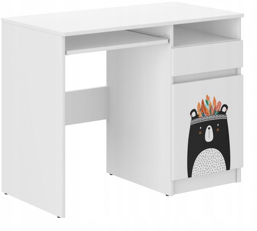 Dětský psací stůl s krásným medvědem 76x50x96 cm