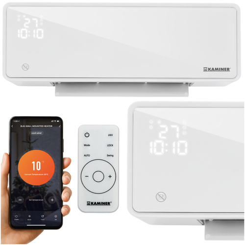 Cortina d'aria ZELVION 2000W con WiFi e riscaldatore ceramico PTC