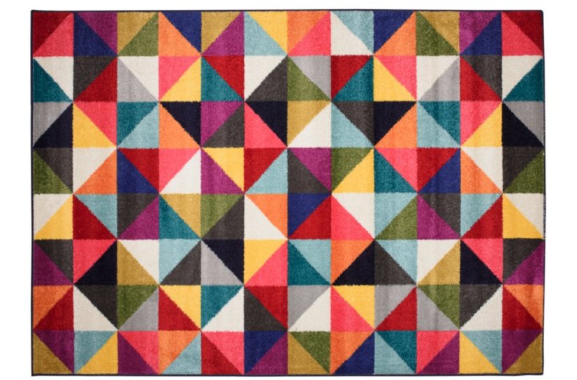 Farebný koberec s geometrickým vzorom Salsa