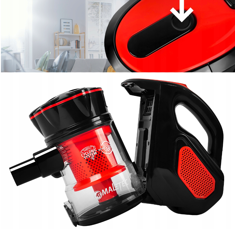Ručný vysávač Vertical Turbo Cyclone 5 v 1  600W bezvreckový