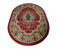 Covor roșu vintage oval