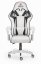 Herní židle HC-1007 bílá s černými detaily