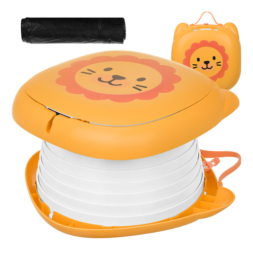 Baby Travel Potty Lion - Összecsukható hordozható bili egészségügyi zacskókkal