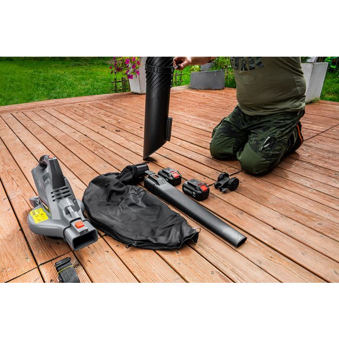 Zahradní vysavač Energy+ 36V Li-lon, 2v1, objem sáčku 35 l, bez baterie 58G036 GRAPHITE