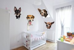 Уникален стикер за стена за любителите на кучета