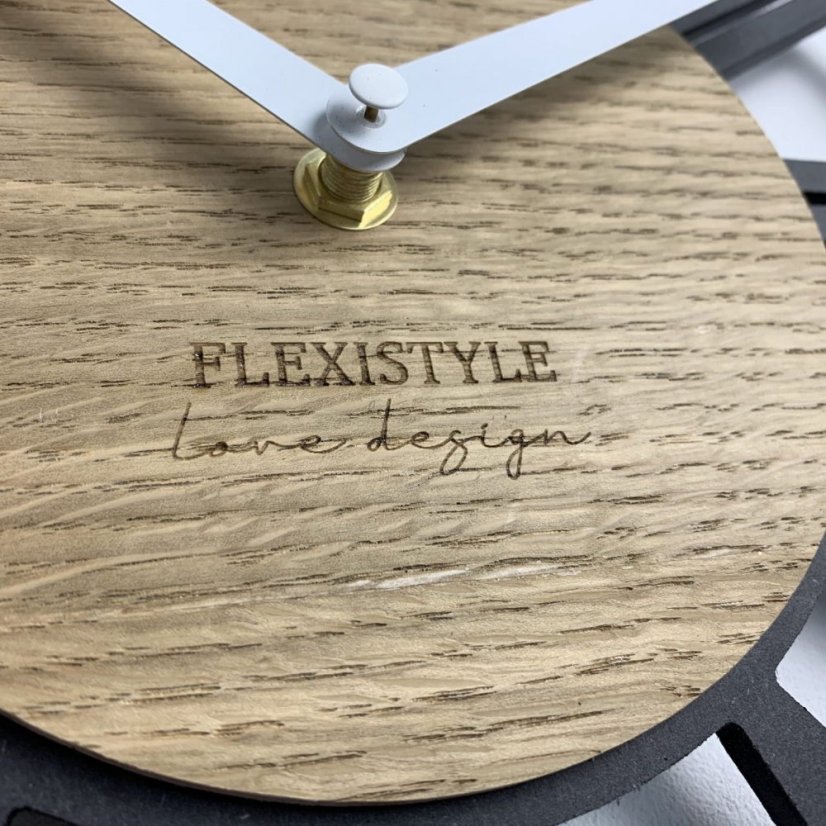 Nástenné hodiny v luxusnom štýle LOFT PICCOLO 30cm