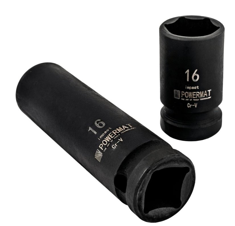 Sada nástrčných rázových hlavíc HEX 1/2" - 20 ks