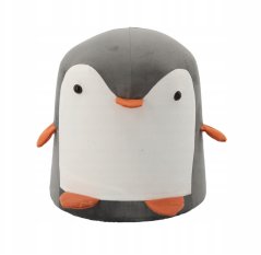 Sgabello per bambini con motivo di pinguini in grigio