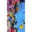 Strandtörölköző víz alatti világ mintával, 100 x 180 cm