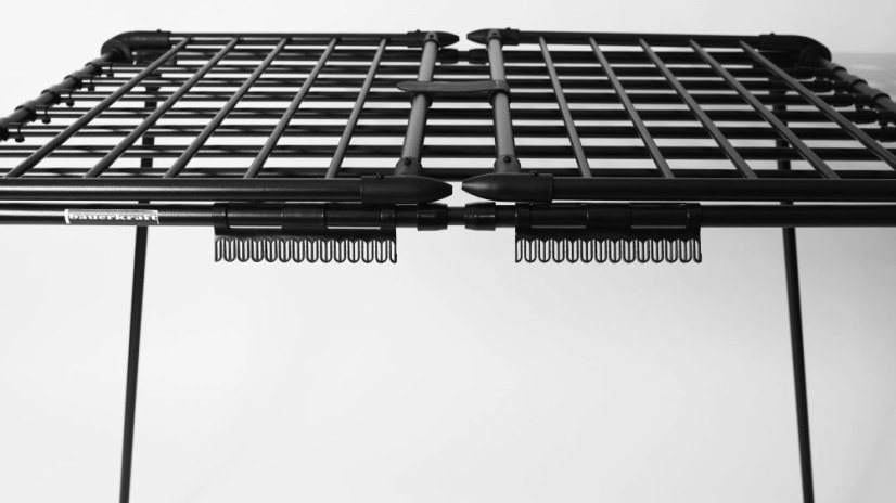 Praktikus összecsukható ruhaszárító – fekete