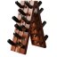Rack de vin din lemn pliabil din lemn de acacia pentru 36 de sticle
