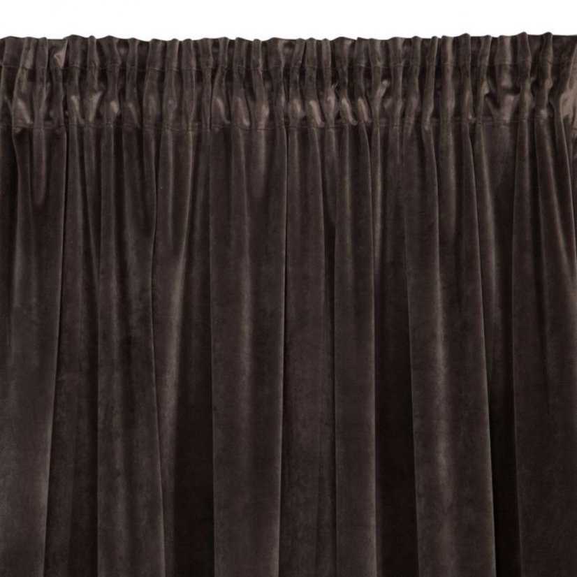 Modern sötétítő függöny 140 x 270 cm - barna