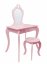 Ružičasti dječji toaletni stolić sa stolčićem