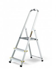 Aluminium-Leiter mit 3 Stufen und einer Tragfähigkeit von 150 kg
