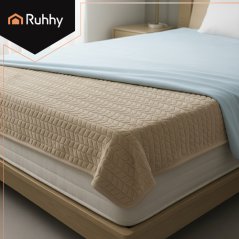 Elektrische Wärmedecke 180 x 130 cm - beige