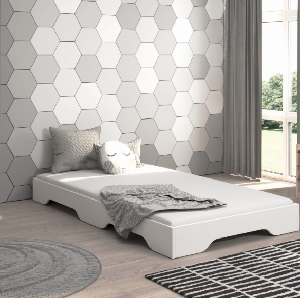 Detská posteľ SIMPI 140 x 70 cm biela