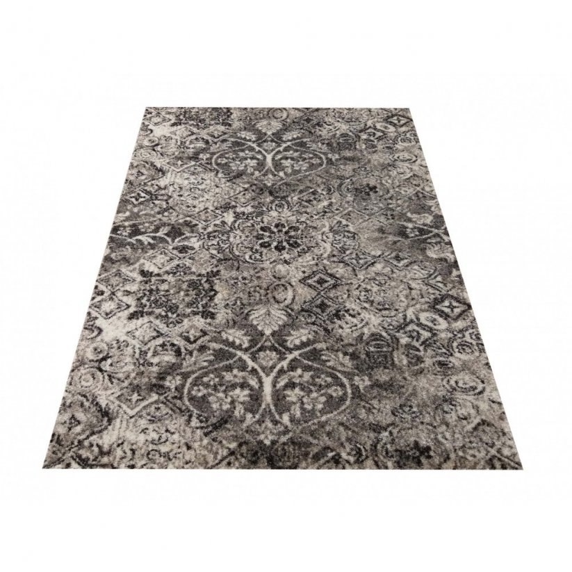 Moderný vzorovaný koberec hnedej farby do obývačky - Rozmer koberca: Šírka: 160 cm | Dĺžka: 220 cm
