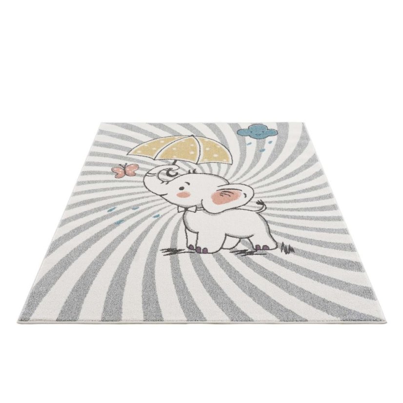 Aranyos babaszőnyeg Boldog Elefánt - Méret: Szélesség: 160 cm | Hossz: 230 cm