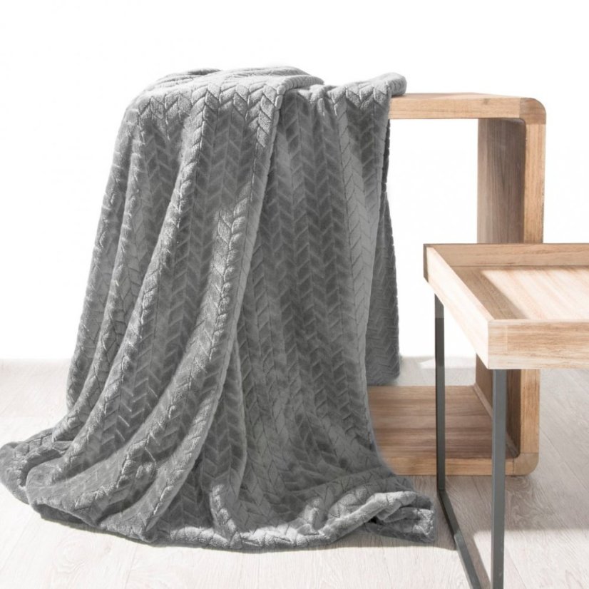 Feine Deko-Decke in Grau