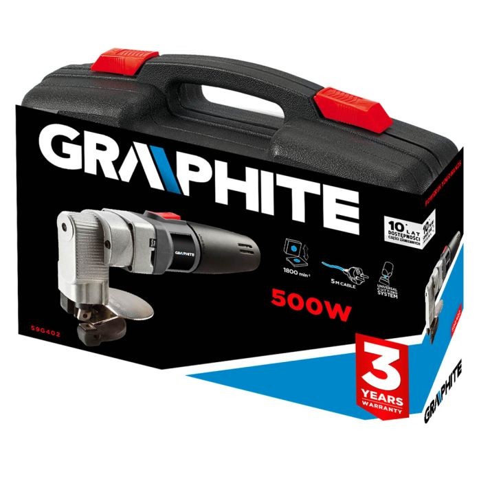 Foarfece pentru tablă 500W 59G402 GRAPHITE