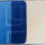 Badteppiche in blauer Farbe
