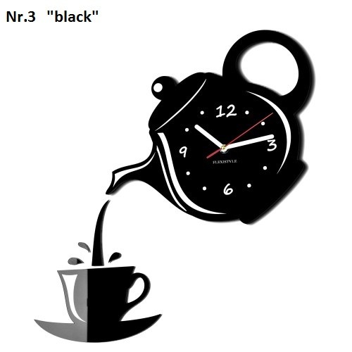 Nástenné hodiny do kuchyne s tichým chodom