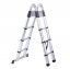 Aluminium-Teleskopleiter 2 x 7 Stufen