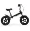 Detský balančný bicykel s ručnou brzdou - čierny