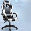 Bequemer Gaming-Stuhl in Schwarz und Weiß