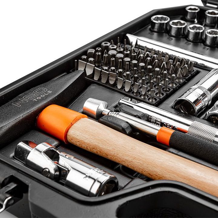 NEO TOOLS set alata od 143 dijela – Cr-V čelik, S2 bitovi