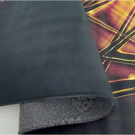 Tappeto nero con motivo audace - Dimensioni del tappeto: Larghezza: 60 cm | Lunghezza: 100 cm