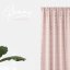 Luxuriöse rosa Deko-Vorhänge mit hängenden Tweaks 140x250 cm